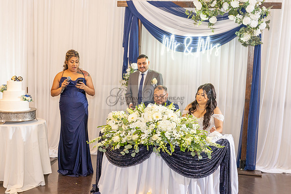 Thalial and Francisco wedding reception at La Mirada Golf course in