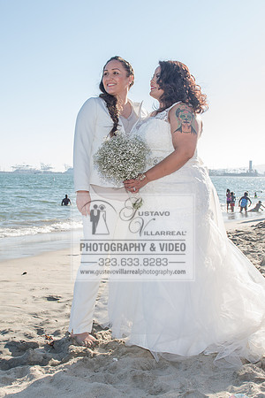 JENNIFER AND CYNTHIA glbt wedding photography and video at Long Beach Museum of Art in Long Beach Ca, www.gustavovillarreal.com, 323-633-8283