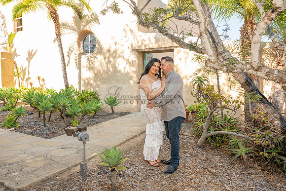Jessica and Cory engagement photo session at Our Lady of Mount C
