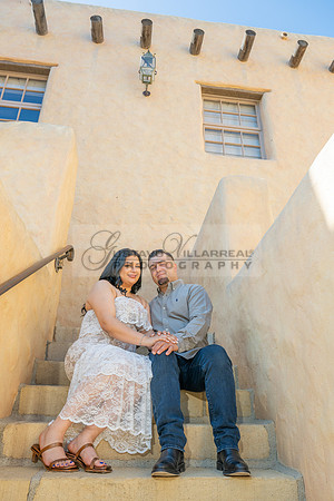 Jessica and Cory engagement photo session at Our Lady of Mount C