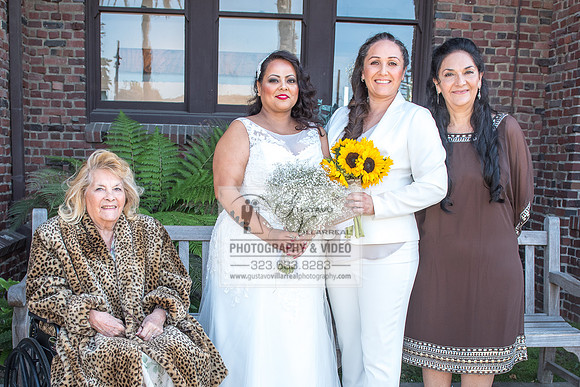 JENNIFER AND CYNTHIA glbt wedding photography and video at Long Beach Museum of Art in Long Beach Ca, www.gustavovillarreal.com, 323-633-8283