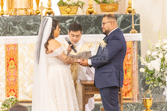 Thalial and Francisco wedding reception at La Mirada Golf course in