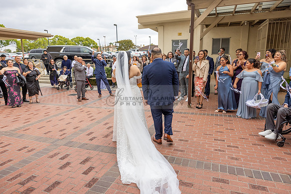 Thalial and Francisco wedding reception at La Mirada Golf course in