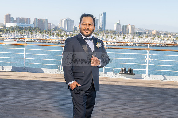 Ernesto and Claudia wedding ceremony, reception at Queen Mary in Long Beach Ca. photography and video by Gustavo Villarreal, 323-633-8283, www.gvphotoandvideo.com