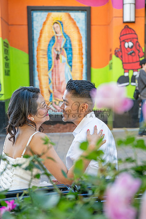 Margarita and Quintiliano engagement, weddings, quinceaneras, photos at La 4th st in Santa ana Ca. Gustavo Villarreal Photography, videographer, 323-633-8283