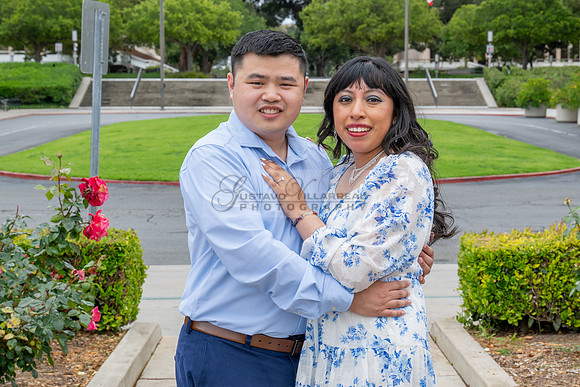 Rose and Harrison Engagement photo session at UCI, University of California, Irine Ca, Orange County, Gustavo Villarreal Photography, videographer, 323-633-8283, www.gvphotoandvideo.com