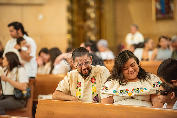 Baptism photographer, videographer at Cathedral of our Lady of Angeles in Los Angeles Ca. Gustavo Villarreal Photography, 323-633-8283, www.gvphotoandvideo.com