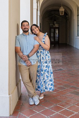 Bryan and Diana engagement, wedding photo session at Pasadena Ci