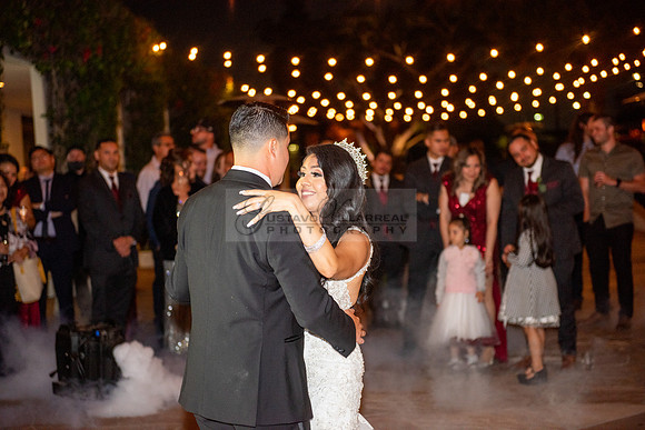 Alejandro and Monique wedding celebration, reception at Turnip Rose Promenade and Gardens banquet hall in Costa Mesa Ca. photography and videography by Gustavo Villarreal 323-633-8283