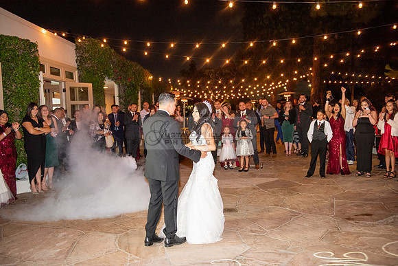 Alejandro and Monique wedding celebration, reception at Turnip Rose Promenade and Gardens banquet hall in Costa Mesa Ca. photography and videography by Gustavo Villarreal 323-633-8283