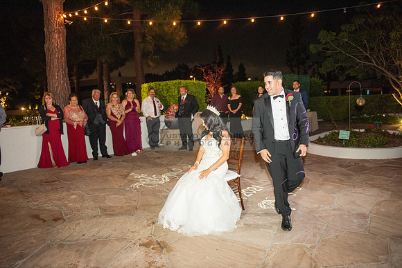 Alejandro and Monique wedding celebration, reception at Turnip Rose Promenade and Gardens banquet hall in Costa Mesa Ca. photography and videography by Gustavo Villarreal 323-633-8283