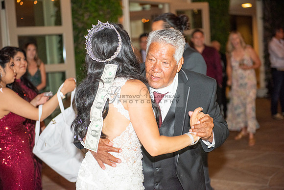 Alejandro and Monique wedding celebration, reception at Turnip Rose Promenade and Gardens banquet hall in Costa Mesa Ca. photography and videography by Gustavo Villarreal 323-633-8283