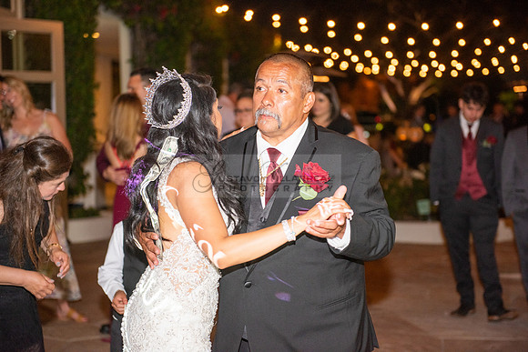 Alejandro and Monique wedding celebration, reception at Turnip Rose Promenade and Gardens banquet hall in Costa Mesa Ca. photography and videography by Gustavo Villarreal 323-633-8283