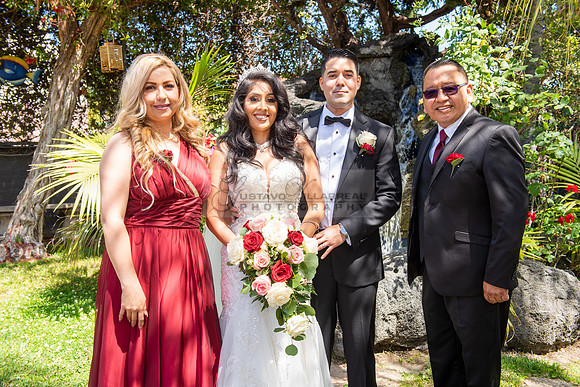 Alejandro and Monique wedding celebration, reception at Turnip Rose Promenade and Gardens banquet hall in Costa Mesa Ca. photography and videography by Gustavo Villarreal 323-633-8283