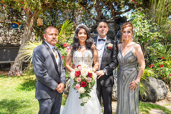 Alejandro and Monique wedding celebration, reception at Turnip Rose Promenade and Gardens banquet hall in Costa Mesa Ca. photography and videography by Gustavo Villarreal 323-633-8283