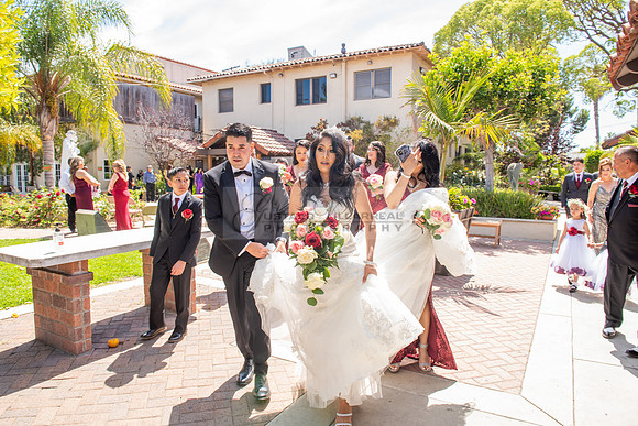 Alejandro and Monique wedding celebration, reception at Turnip Rose Promenade and Gardens banquet hall in Costa Mesa Ca. photography and videography by Gustavo Villarreal 323-633-8283