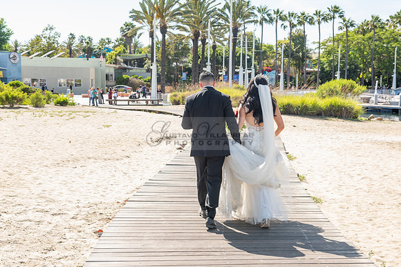 Alejandro and Monique wedding celebration, reception at Turnip Rose Promenade and Gardens banquet hall in Costa Mesa Ca. photography and videography by Gustavo Villarreal 323-633-8283