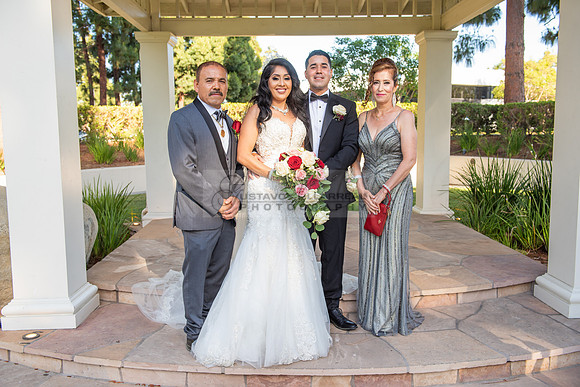 Alejandro and Monique wedding celebration, reception at Turnip Rose Promenade and Gardens banquet hall in Costa Mesa Ca. photography and videography by Gustavo Villarreal 323-633-8283