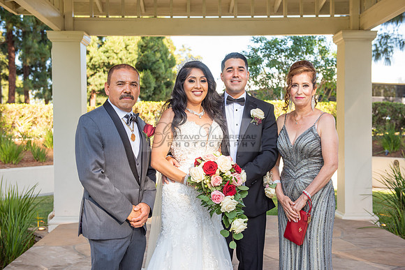 Alejandro and Monique wedding celebration, reception at Turnip Rose Promenade and Gardens banquet hall in Costa Mesa Ca. photography and videography by Gustavo Villarreal 323-633-8283