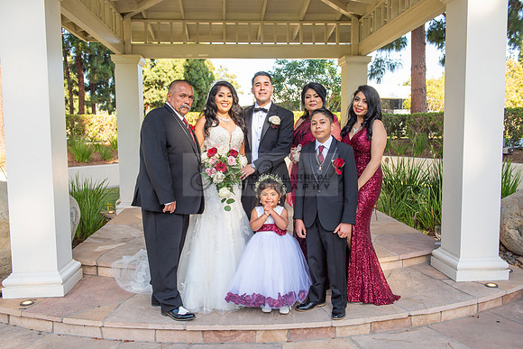 Alejandro and Monique wedding celebration, reception at Turnip Rose Promenade and Gardens banquet hall in Costa Mesa Ca. photography and videography by Gustavo Villarreal 323-633-8283