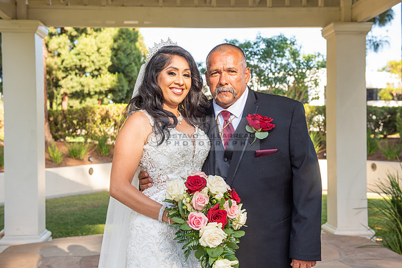 Alejandro and Monique wedding celebration, reception at Turnip Rose Promenade and Gardens banquet hall in Costa Mesa Ca. photography and videography by Gustavo Villarreal 323-633-8283