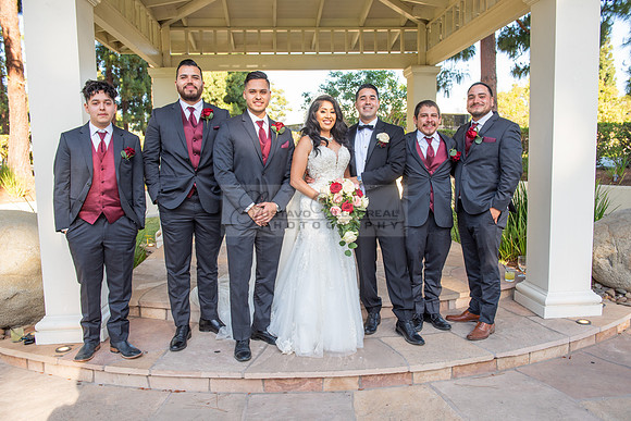 Alejandro and Monique wedding celebration, reception at Turnip Rose Promenade and Gardens banquet hall in Costa Mesa Ca. photography and videography by Gustavo Villarreal 323-633-8283