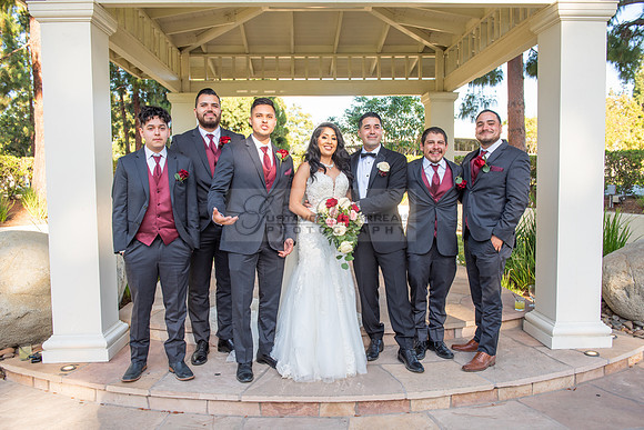 Alejandro and Monique wedding celebration, reception at Turnip Rose Promenade and Gardens banquet hall in Costa Mesa Ca. photography and videography by Gustavo Villarreal 323-633-8283
