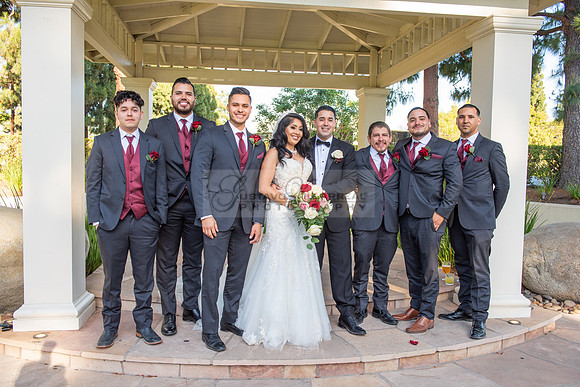 Alejandro and Monique wedding celebration, reception at Turnip Rose Promenade and Gardens banquet hall in Costa Mesa Ca. photography and videography by Gustavo Villarreal 323-633-8283