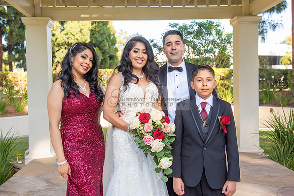 Alejandro and Monique wedding celebration, reception at Turnip Rose Promenade and Gardens banquet hall in Costa Mesa Ca. photography and videography by Gustavo Villarreal 323-633-8283