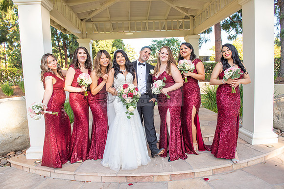 Alejandro and Monique wedding celebration, reception at Turnip Rose Promenade and Gardens banquet hall in Costa Mesa Ca. photography and videography by Gustavo Villarreal 323-633-8283