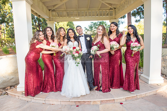 Alejandro and Monique wedding celebration, reception at Turnip Rose Promenade and Gardens banquet hall in Costa Mesa Ca. photography and videography by Gustavo Villarreal 323-633-8283