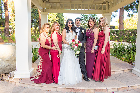 Alejandro and Monique wedding celebration, reception at Turnip Rose Promenade and Gardens banquet hall in Costa Mesa Ca. photography and videography by Gustavo Villarreal 323-633-8283