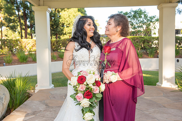 Alejandro and Monique wedding celebration, reception at Turnip Rose Promenade and Gardens banquet hall in Costa Mesa Ca. photography and videography by Gustavo Villarreal 323-633-8283