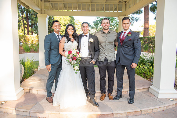 Alejandro and Monique wedding celebration, reception at Turnip Rose Promenade and Gardens banquet hall in Costa Mesa Ca. photography and videography by Gustavo Villarreal 323-633-8283