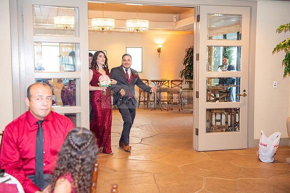 Alejandro and Monique wedding celebration, reception at Turnip Rose Promenade and Gardens banquet hall in Costa Mesa Ca. photography and videography by Gustavo Villarreal 323-633-8283