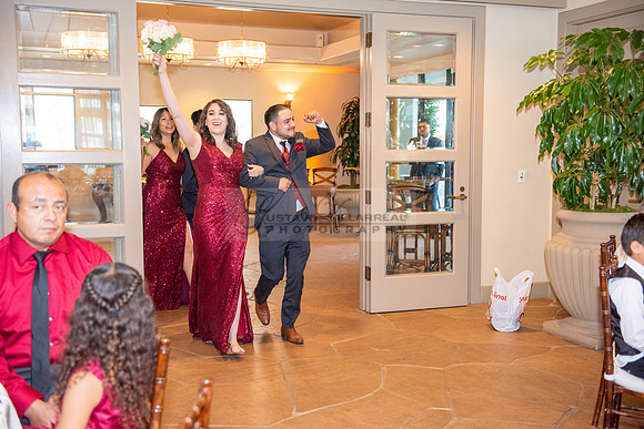 Alejandro and Monique wedding celebration, reception at Turnip Rose Promenade and Gardens banquet hall in Costa Mesa Ca. photography and videography by Gustavo Villarreal 323-633-8283