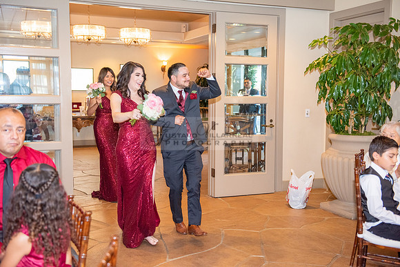 Alejandro and Monique wedding celebration, reception at Turnip Rose Promenade and Gardens banquet hall in Costa Mesa Ca. photography and videography by Gustavo Villarreal 323-633-8283