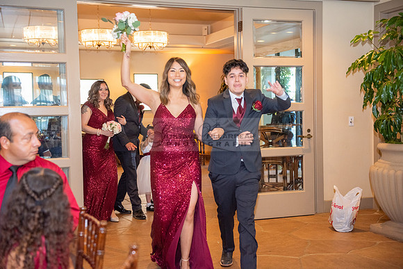 Alejandro and Monique wedding celebration, reception at Turnip Rose Promenade and Gardens banquet hall in Costa Mesa Ca. photography and videography by Gustavo Villarreal 323-633-8283