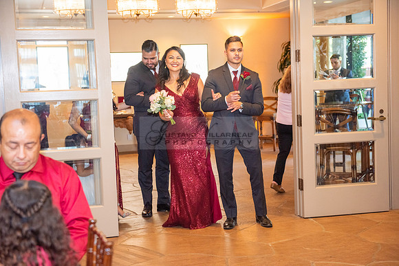 Alejandro and Monique wedding celebration, reception at Turnip Rose Promenade and Gardens banquet hall in Costa Mesa Ca. photography and videography by Gustavo Villarreal 323-633-8283