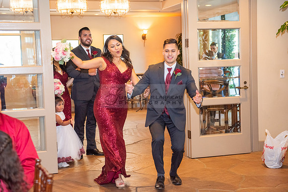 Alejandro and Monique wedding celebration, reception at Turnip Rose Promenade and Gardens banquet hall in Costa Mesa Ca. photography and videography by Gustavo Villarreal 323-633-8283