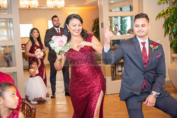Alejandro and Monique wedding celebration, reception at Turnip Rose Promenade and Gardens banquet hall in Costa Mesa Ca. photography and videography by Gustavo Villarreal 323-633-8283