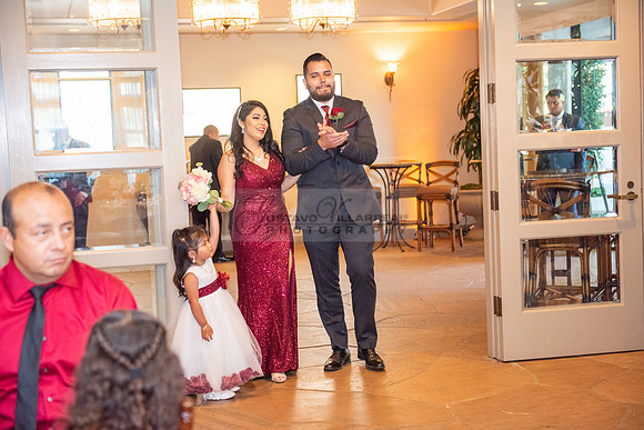 Alejandro and Monique wedding celebration, reception at Turnip Rose Promenade and Gardens banquet hall in Costa Mesa Ca. photography and videography by Gustavo Villarreal 323-633-8283