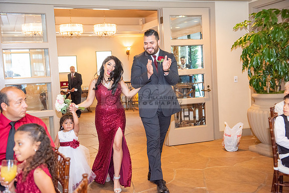 Alejandro and Monique wedding celebration, reception at Turnip Rose Promenade and Gardens banquet hall in Costa Mesa Ca. photography and videography by Gustavo Villarreal 323-633-8283