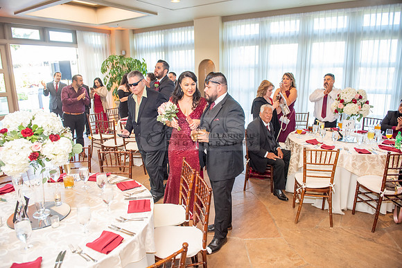 Alejandro and Monique wedding celebration, reception at Turnip Rose Promenade and Gardens banquet hall in Costa Mesa Ca. photography and videography by Gustavo Villarreal 323-633-8283