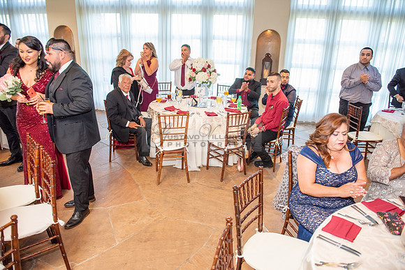 Alejandro and Monique wedding celebration, reception at Turnip Rose Promenade and Gardens banquet hall in Costa Mesa Ca. photography and videography by Gustavo Villarreal 323-633-8283