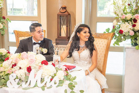 Alejandro and Monique wedding celebration, reception at Turnip Rose Promenade and Gardens banquet hall in Costa Mesa Ca. photography and videography by Gustavo Villarreal 323-633-8283
