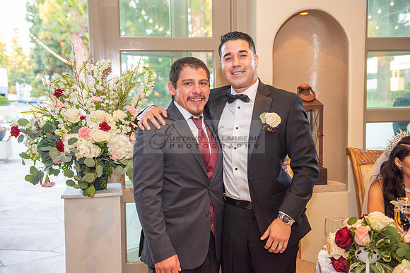 Alejandro and Monique wedding celebration, reception at Turnip Rose Promenade and Gardens banquet hall in Costa Mesa Ca. photography and videography by Gustavo Villarreal 323-633-8283