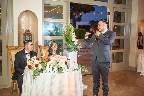 Alejandro and Monique wedding celebration, reception at Turnip Rose Promenade and Gardens banquet hall in Costa Mesa Ca. photography and videography by Gustavo Villarreal 323-633-8283