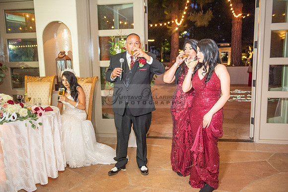 Alejandro and Monique wedding celebration, reception at Turnip Rose Promenade and Gardens banquet hall in Costa Mesa Ca. photography and videography by Gustavo Villarreal 323-633-8283