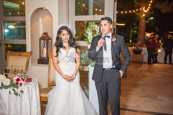 Alejandro and Monique wedding celebration, reception at Turnip Rose Promenade and Gardens banquet hall in Costa Mesa Ca. photography and videography by Gustavo Villarreal 323-633-8283
